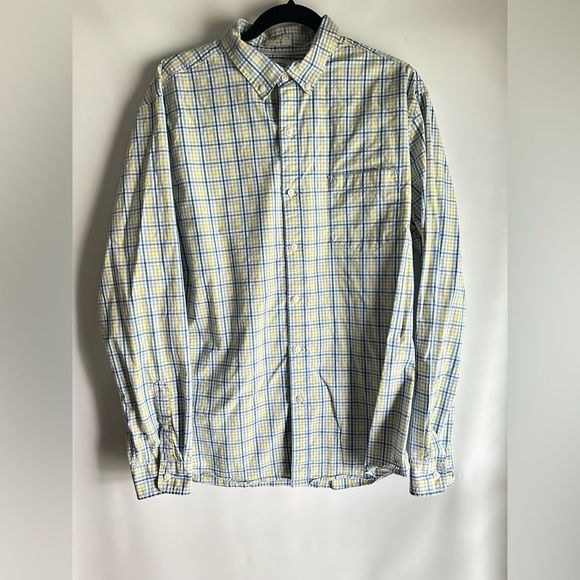 Hawker Rye Long Sleeve Button Down Shirt slim XL plaid - Picture 1 of 5